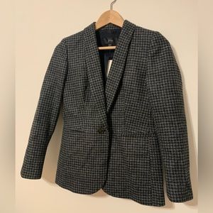 J. Crew School Boy wool houndstooth blazer